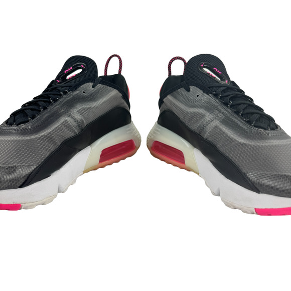 Nike Air Max 2090 Women's Shoes Size 11.5 Black Pink Silver DA4284-001 Lace Up - Picture 3 of 11
